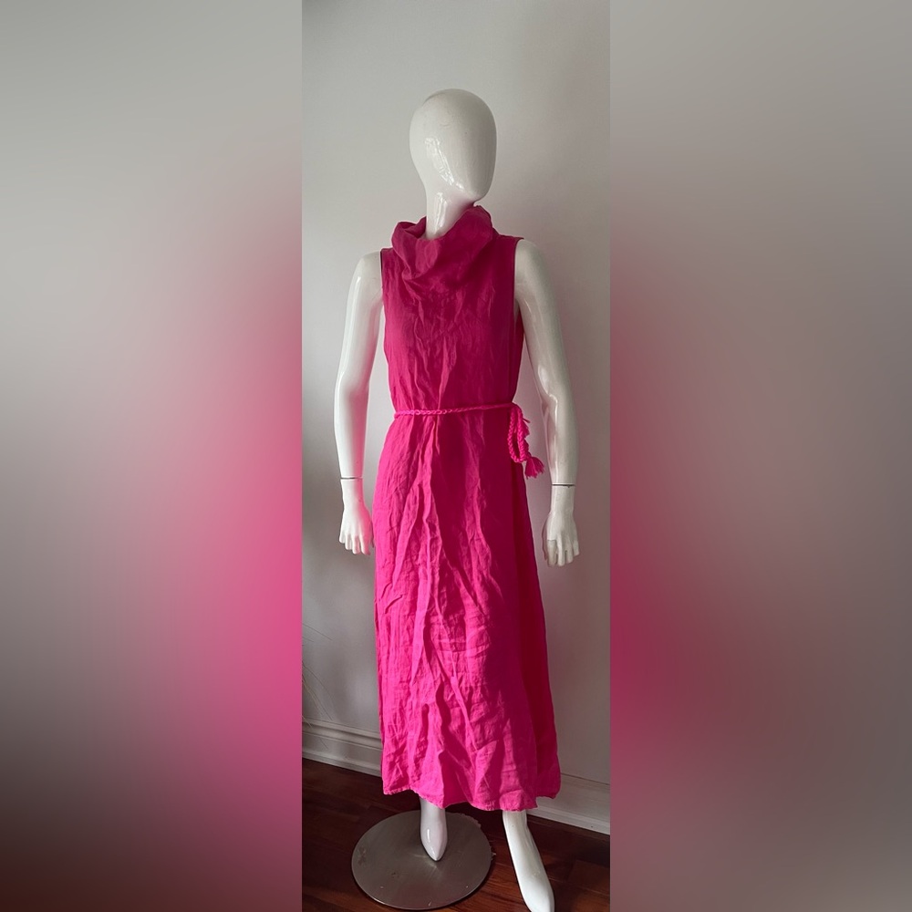 Francesca Bettini 100% Linen Maxi Dress – Size Small - Picture 7 of 7